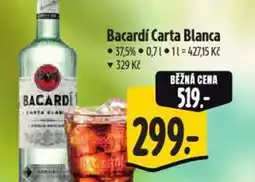Albert Bacardi Carta Blanca nabídka