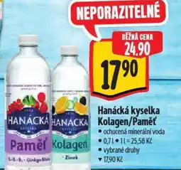 Albert Hanácká kyselka Kolagen/Paměť nabídka