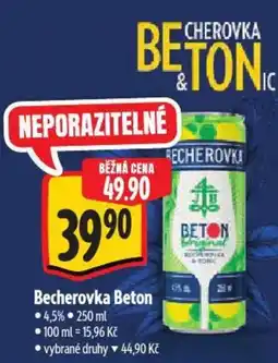 Albert Becherovka Beton nabídka