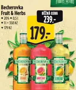 Albert Becherovka Fruit & Herbs nabídka