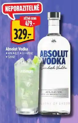 Albert Absolut Vodka nabídka