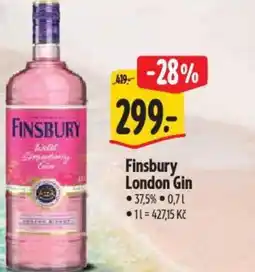 Albert Finsbury London Gin nabídka