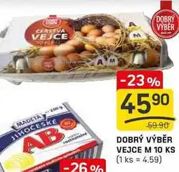 Flop DOBRÝ VÝBĚR VEJCE M 10 KS nabídka