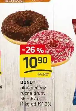 Flop DONUT plně pečený různé druhy 55-57 g nabídka