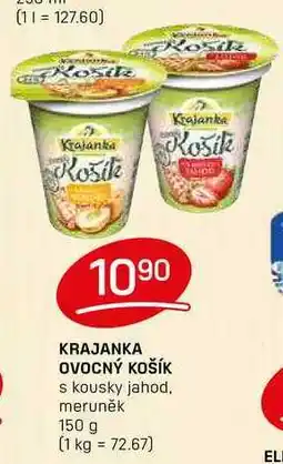Flop KRAJANKA OVOCNÝ KOŠÍK s kousky jahod. meruněk 150 g nabídka