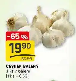 Flop ČESNEK BALENÝ 3 ks / balení nabídka