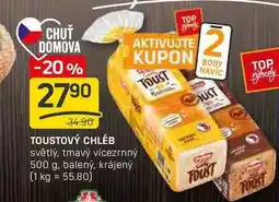 Flop TOUSTOVÝ CHLÉB světlý, tmavý vícezrnný 500 g nabídka