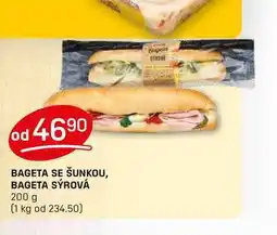 Flop BAGETA SE ŠUNKOU, BAGETA SÝROVÁ 200 g nabídka