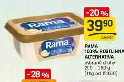Flop RAMA ROSTLINNÁ ALTERNATIVA vybrané druhy 200 - 250 g nabídka