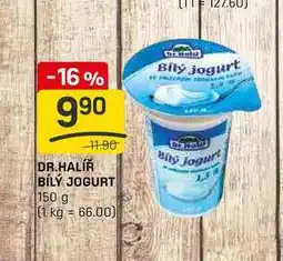 Flop DR.HALÍŘ BÍLÝ JOGURT 150 g nabídka