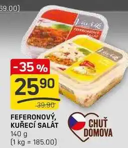 Flop FEFERONOVÝ, KUŘECÍ SALÁT 140 g nabídka