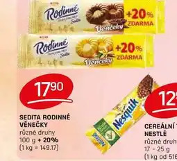 Flop SEDITA RODINNÉ VĚNEČKY různé druhy 100g nabídka