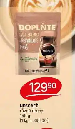 Flop NESCAFÉ různé druhy 150 g nabídka