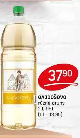 Flop GAJDOŠOVO různé druhy 21, PET nabídka