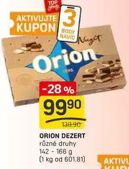Flop ORION DEZERT různé druhy 142 - 166 g nabídka