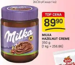 Flop MILKA HAZELNUT CREME 350 g nabídka