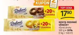 Flop SEDITA RODINNÉ VĚNEČKY různé druhy 100 g nabídka