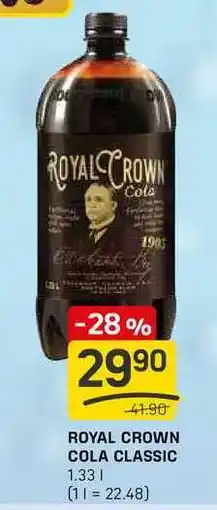Flop ROYAL CROWN COLA CLASSIC 1,33l nabídka
