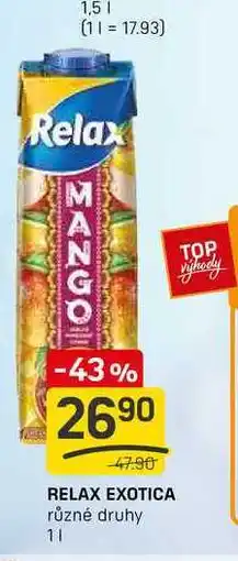 Flop RELAX EXOTICA různé druhy 11 nabídka