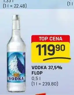 Flop VODKA 37,5% FLOP 0,5l nabídka