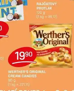 Flop WERTHER'S ORIGINAL CREAM CANDIES 90g nabídka