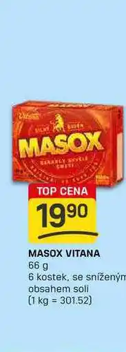 Flop MASOX VITANA 66 g 6 kostek, se sníženým obsahem soli nabídka