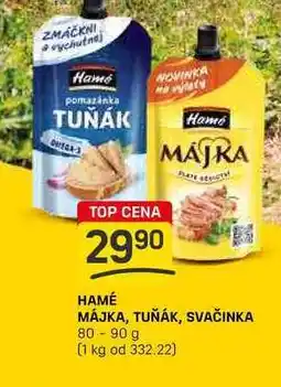 Flop HAMÉ MÁJKA, TUŇÁK, SVAČINKA 80-90 g nabídka