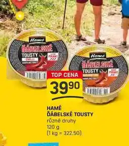 Flop HAMÉ ĎÁBELSKÉ TOUSTY různé druhy 120 g nabídka