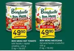 Flop BON MENU HOT TOMATO bílé fazole v rajské omáčce, 430 g nabídka