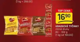 Flop HRADECKÉ TYČINKY různé druhy 90-100 g nabídka