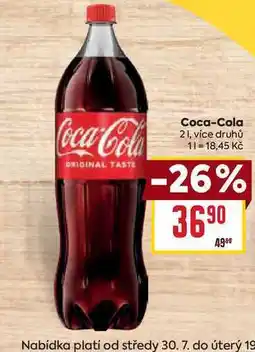 Billa Coca-Cola 2l nabídka