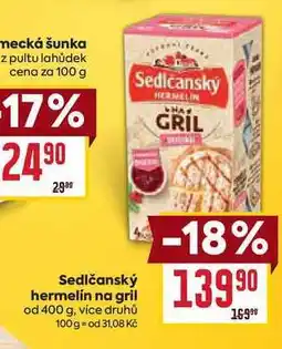 Billa Sedlčanský hermelín na gril od 400 g nabídka