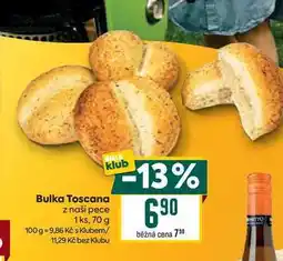 Billa Bulka Toscana z naší pece 1 ks, 70 g nabídka