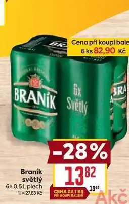Billa Braník světlý 6x0,51, plech nabídka