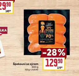 Billa Špekouni se sýrem 600 g nabídka