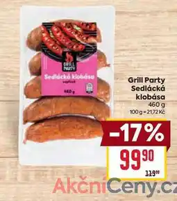Billa Grill Party Sedlácká klobása 460 g nabídka
