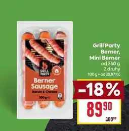Billa Grill Party Berner, Mini Berner od 250 g nabídka