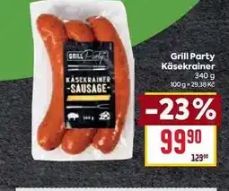 Billa Grill Party Käsekrainer 340 g nabídka