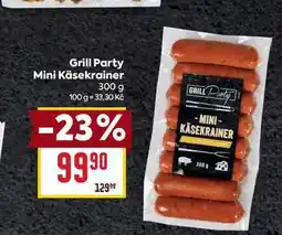 Billa Grill Party Mini Käsekrainer 100g nabídka
