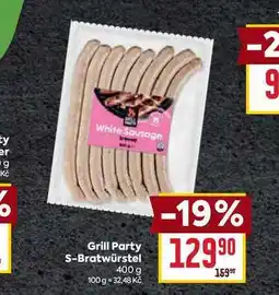 Billa Grill Party S-Bratwürstel 400 g nabídka