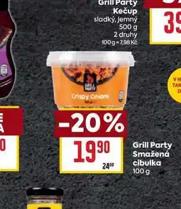Billa Grill Party Smažená cibulka 100g nabídka
