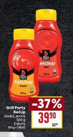 Billa Grill Party Kečup sladký, jemný 500 g nabídka