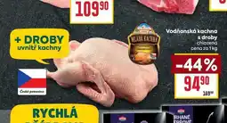 Billa Vodňanská kachna s droby chlazená cena za 1 kg nabídka