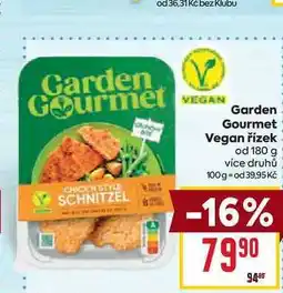 Billa Garden Gourmet Vegan řízek od 180 g nabídka