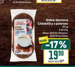 Billa Srdce domova Chlebíčky s polevou 60 g nabídka