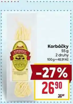 Billa Korbáčky 55 g nabídka