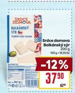 Billa Srdce domova Balkánský sýr 200 g nabídka