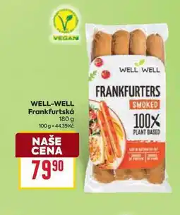 Billa WELL-WELL Frankfurtská 180 g nabídka
