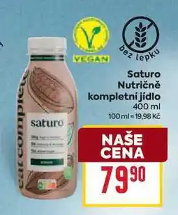 Billa Saturo Nutričně kompletní jídlo 400 ml nabídka