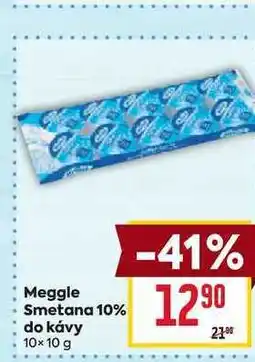 Billa Meggle Smetana 10% do kávy 10x10g nabídka